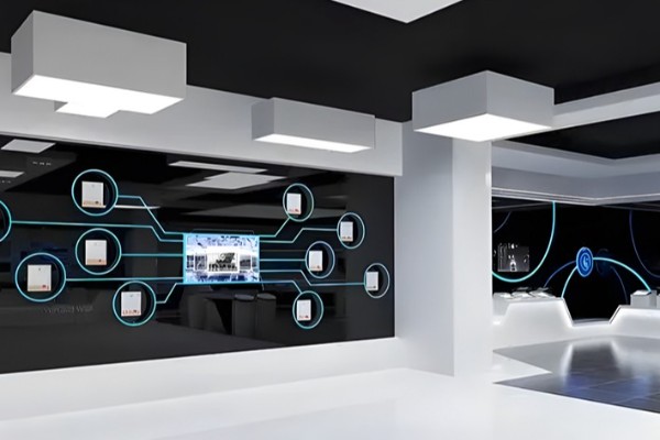 展台设计公司党校家风家规教育馆效果图设计图