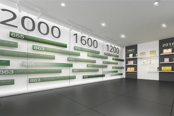 阿拉善盟党建展览展厅效果图设计图