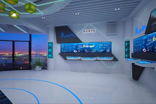 保山数字多媒体党史馆设计效果图