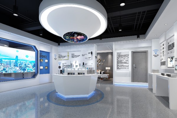 展厅展示设计公司科协体验展厅效果图设计图