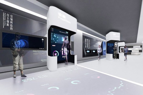 上海党群教育活动中心效果图设计图