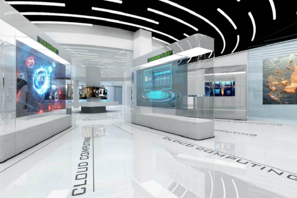 兴安盟党建成果展示厅效果图设计图