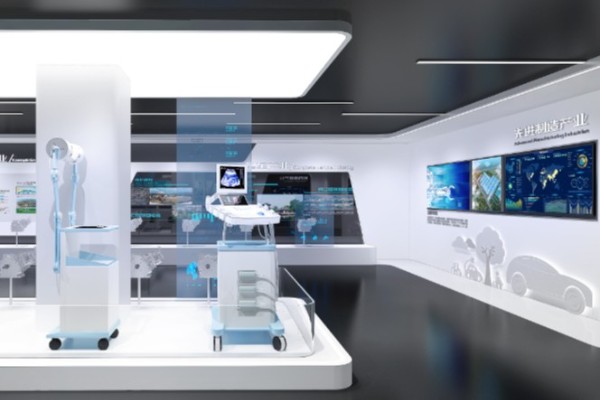 辽阳数字多媒体党建展览展厅设计效果图