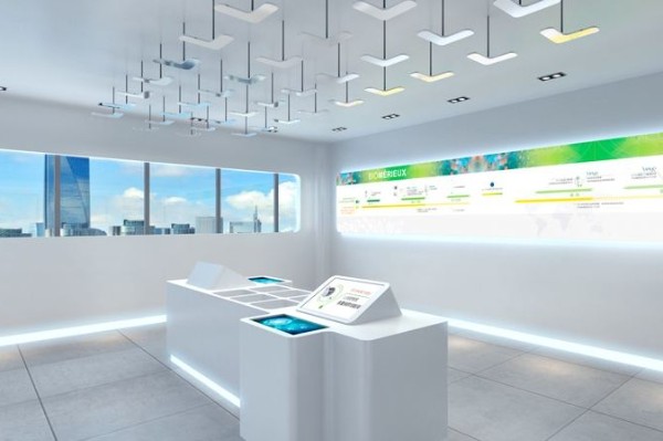 杭州智慧党建展厅效果图设计图