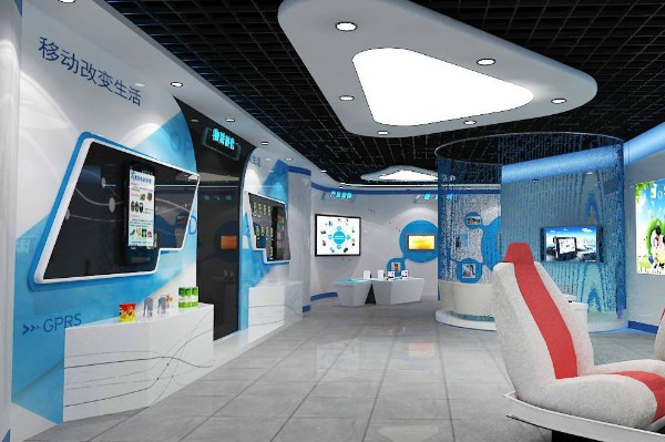 展台设计公司党校党建展示馆效果图设计图