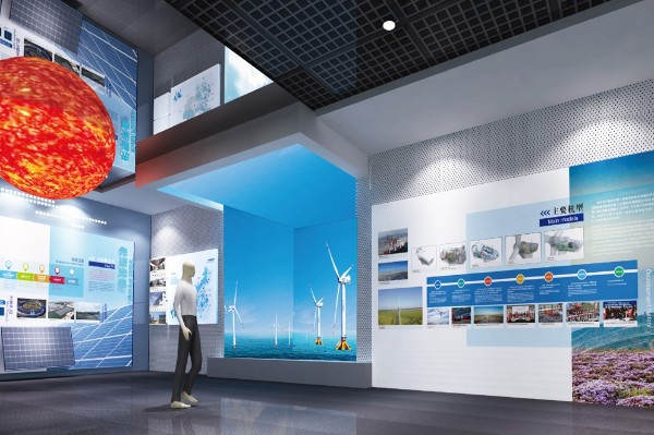 展厅设计设计公司党建荣誉室效果图设计图