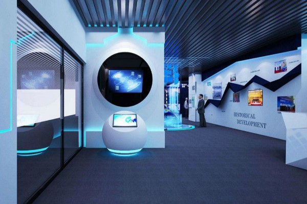 益阳数字多媒体党建荣誉室设计效果图