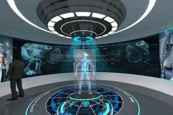 展台搭建公司党建生活馆效果图设计图