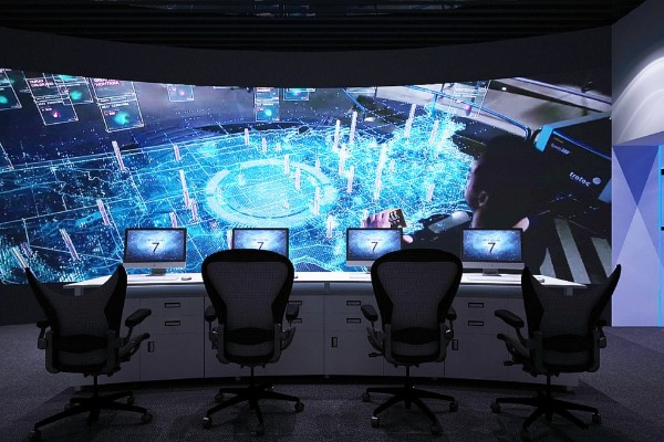 杭州数字多媒体声光电党建文化馆设计效果图