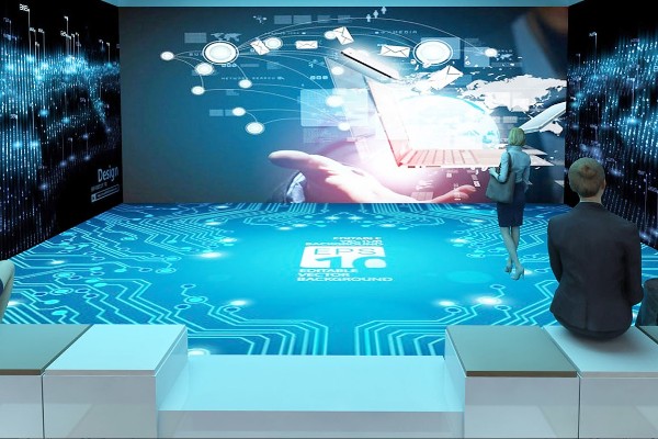 玉林线上党建展厅效果图设计图