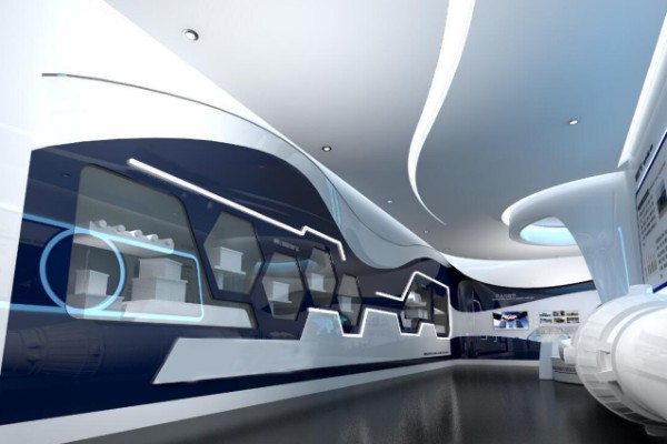 多媒体展厅中控设备效果图设计图