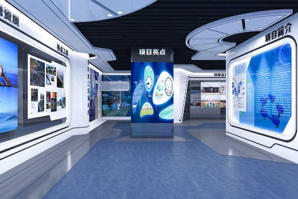 科技展厅设计公司气象天文科普馆效果图设计图
