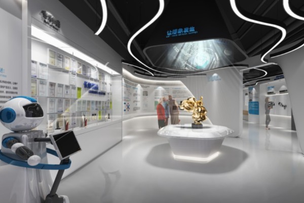 保山数字多媒体党史馆设计效果图