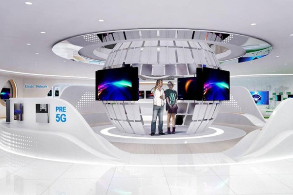 展览展示设计公司党建荣誉室效果图设计图