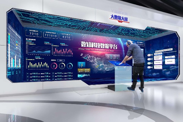 展览馆设计公司全息投影党建馆效果图设计图