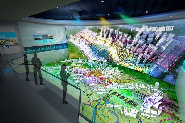 眉山数字多媒体智慧党建体验中心设计效果图