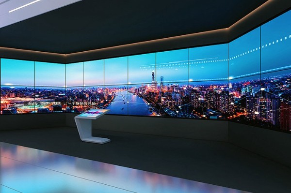 展览展示设计公司农村党建馆效果图设计图