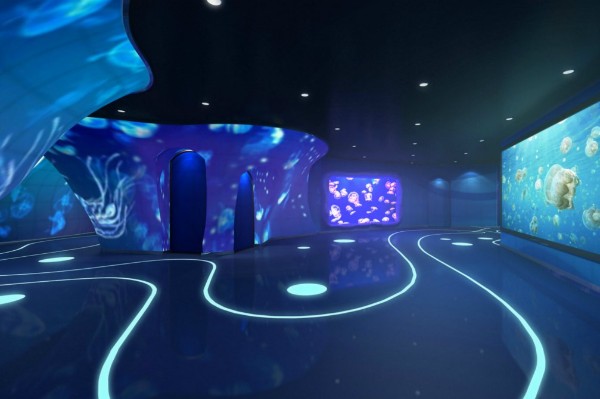 韶关数字多媒体社区街道党建馆设计效果图