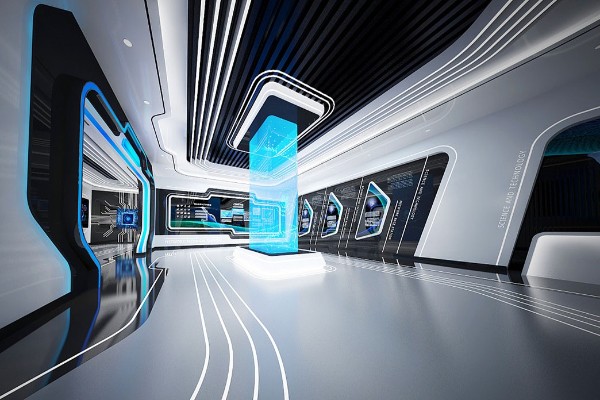 陇南数字多媒体智慧党建展厅设计效果图