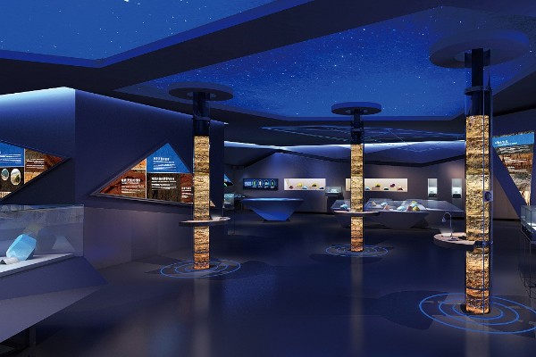 阿里党建文化展厅效果图设计图