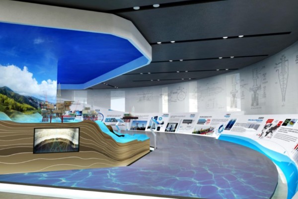 展馆设计施工一体化公司红色文化宣传室效果图设计图