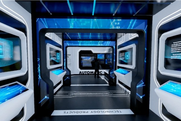 石家庄数字多媒体智慧党建体验馆设计效果图