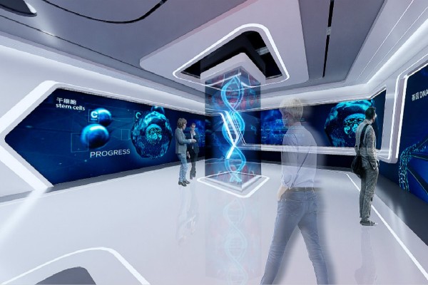 石家庄数字多媒体智慧党建体验馆设计效果图