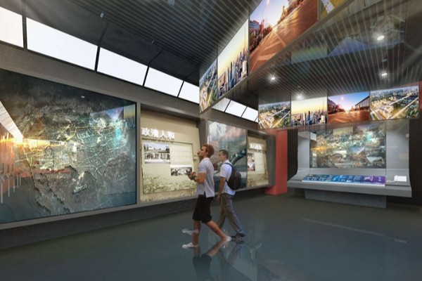 白银数字多媒体党建展厅设计效果图