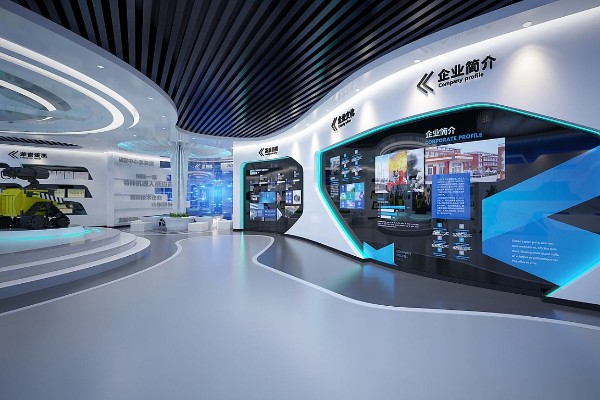 展台展馆设计搭建公司党建展览展厅效果图设计图