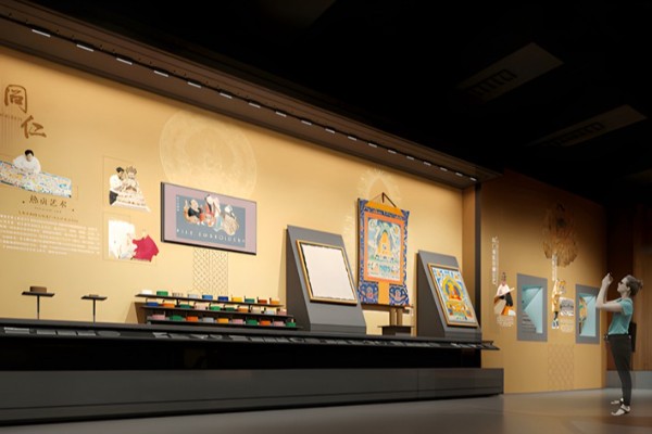 展厅展馆设计公司党建生活馆效果图设计图