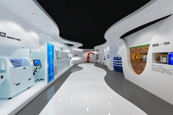 数字展厅设计公司党建文化馆效果图设计图