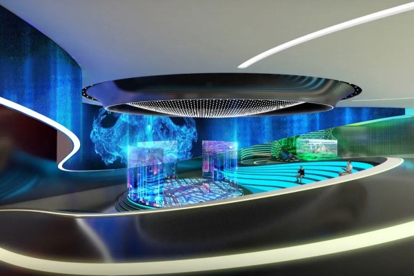 展厅展馆设计公司党建基地效果图设计图