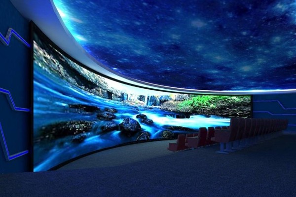 韶关数字多媒体社区街道党建馆设计效果图