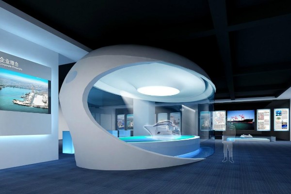 展览馆设计公司乡村振兴招商产品展示馆效果图设计图