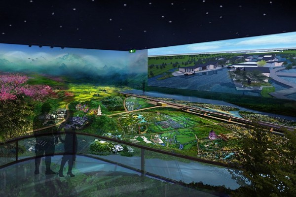 数字展馆设计公司党建科普馆效果图设计图