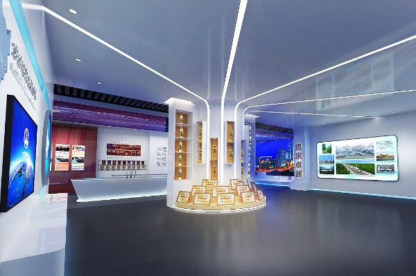 扬州数字多媒体现代化数字党建展厅设计效果图