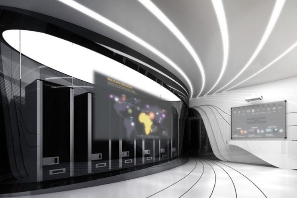 展台设计公司党校党建展示馆效果图设计图