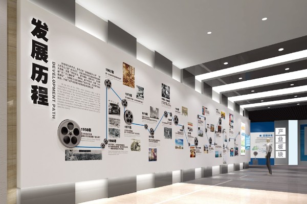 玉树政府党建展厅展馆效果图设计图