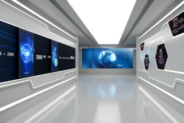 南充数字多媒体政府党建展厅展馆设计效果图