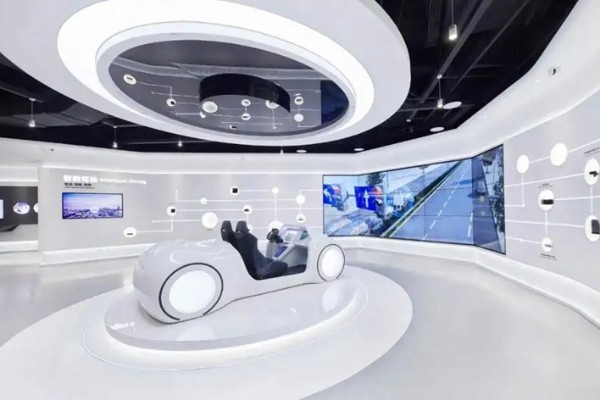 智能展厅展馆建设公司现代化数字党建展厅效果图设计图