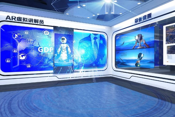 展览设计公司党建荣誉室效果图设计图