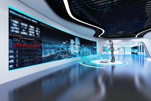 展厅设计设计公司党建展馆效果图设计图