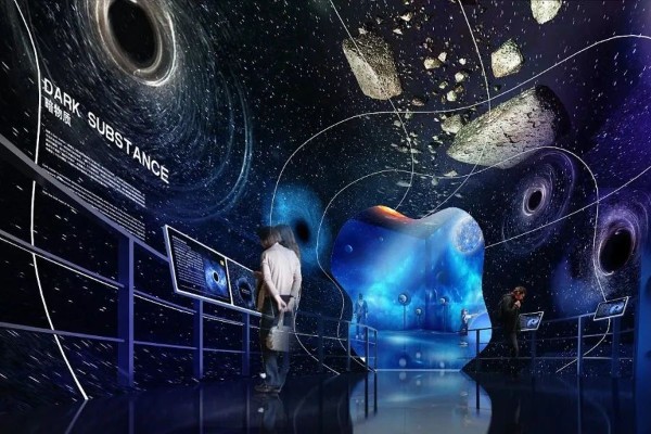 展示艺术设计公司党群服务中心效果图设计图