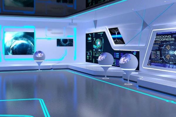 展厅控制效果图设计图