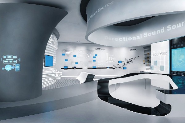 阿克苏数字多媒体线上党建展厅设计效果图