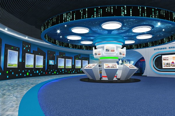 衡水数字多媒体红色党建馆设计效果图