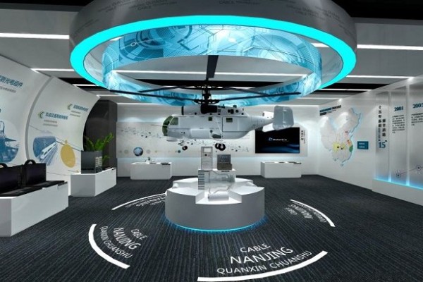 艺术展厅设计公司红色主题展馆效果图设计图