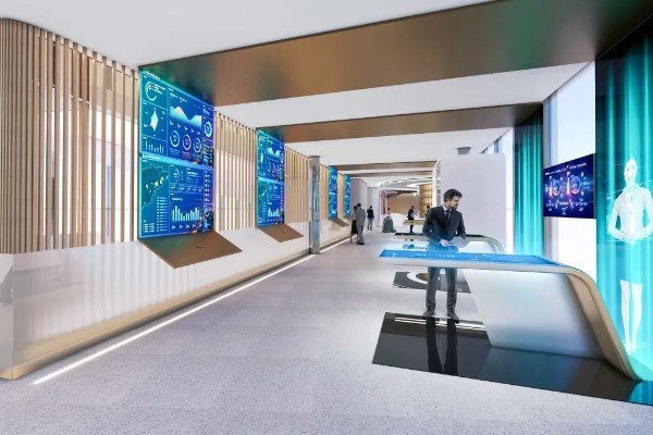 数字展厅企业展厅效果图设计图