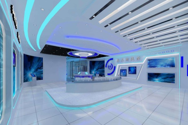 天津数字多媒体党建展厅设计效果图