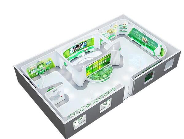 科技展厅设计公司安全教育馆效果图设计图